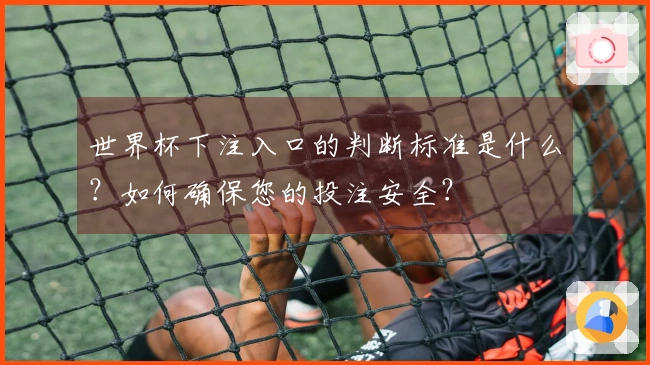 世界杯下注入口的判断标准是什么？如何确保您的投注安全？