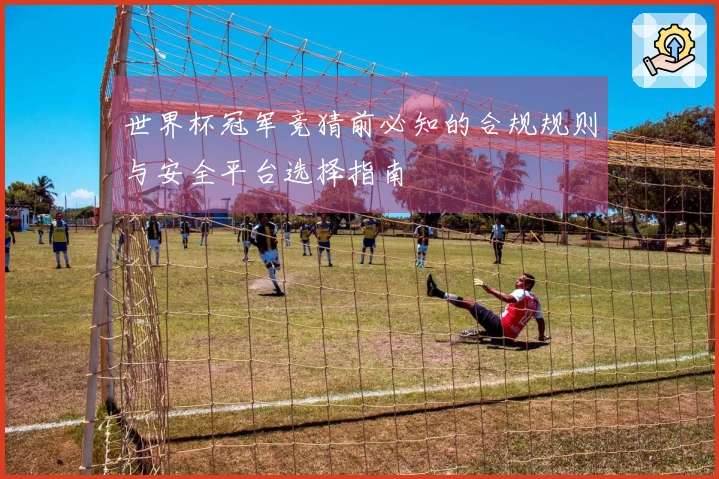 世界杯冠军竞猜前必知的合规规则与安全平台选择指南